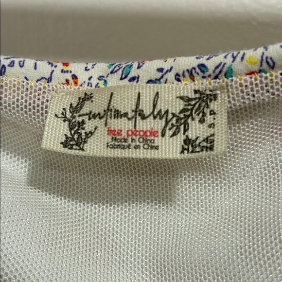 Floral Puff Sleeve Bodysuit - Intimately Free People - Picture 5 of 6